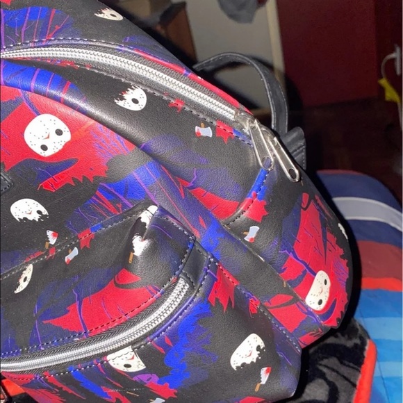 Friday the 13th Chibi Jason Voorhees Loungefly Mini-Backpack - Picture 6 of 6